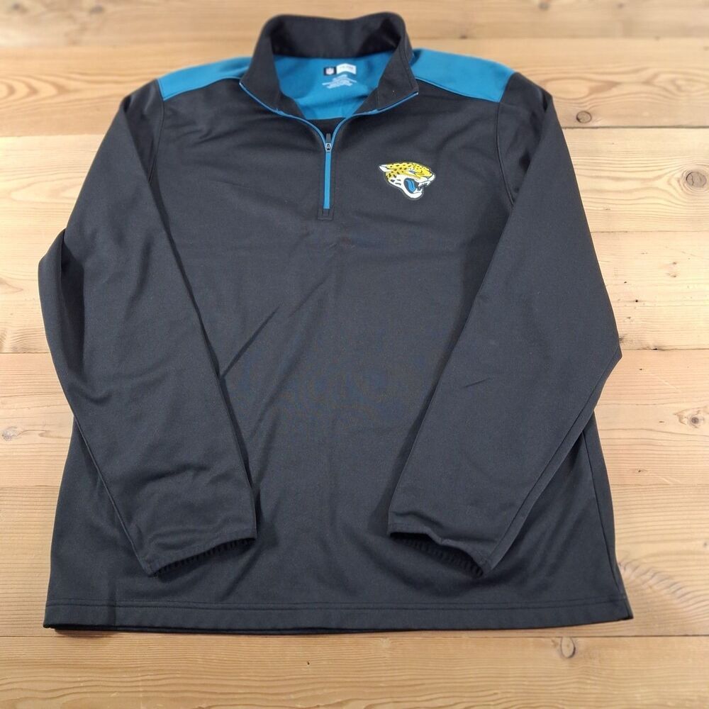 Jacksonville Jaguars Quarter Zip Pullover Mens Nfl Xl